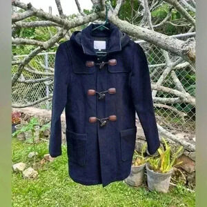 Authentic Gucci Boys Duffel Duffle Wool Coat Jacket Hooded Fisherman Nautical 12